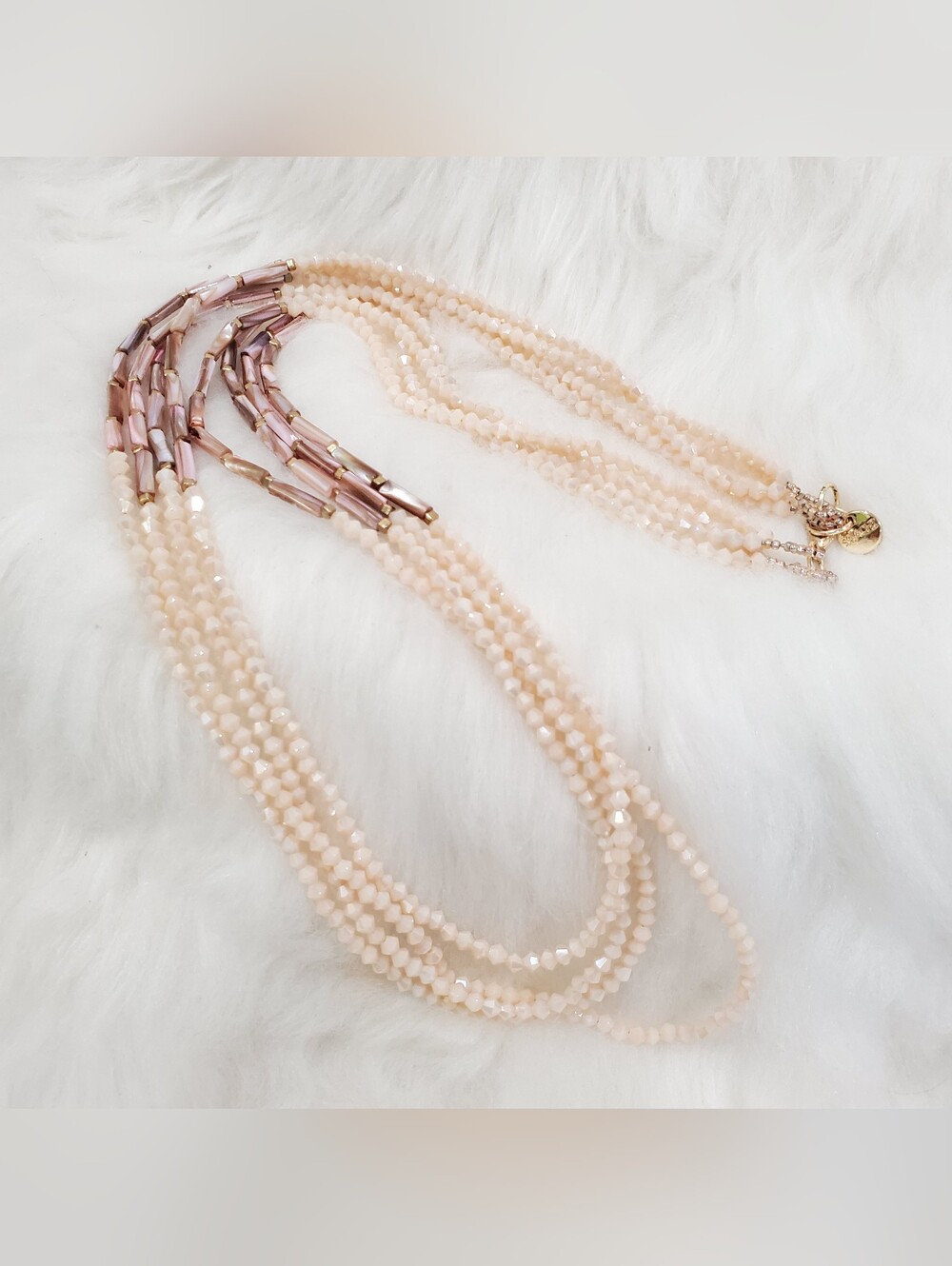 SAACHI The Getaway Multi-Strand Long Necklace In Violetred